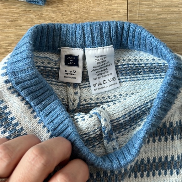 Janie and Jack Knit Baby Set - Picture 2 of 7